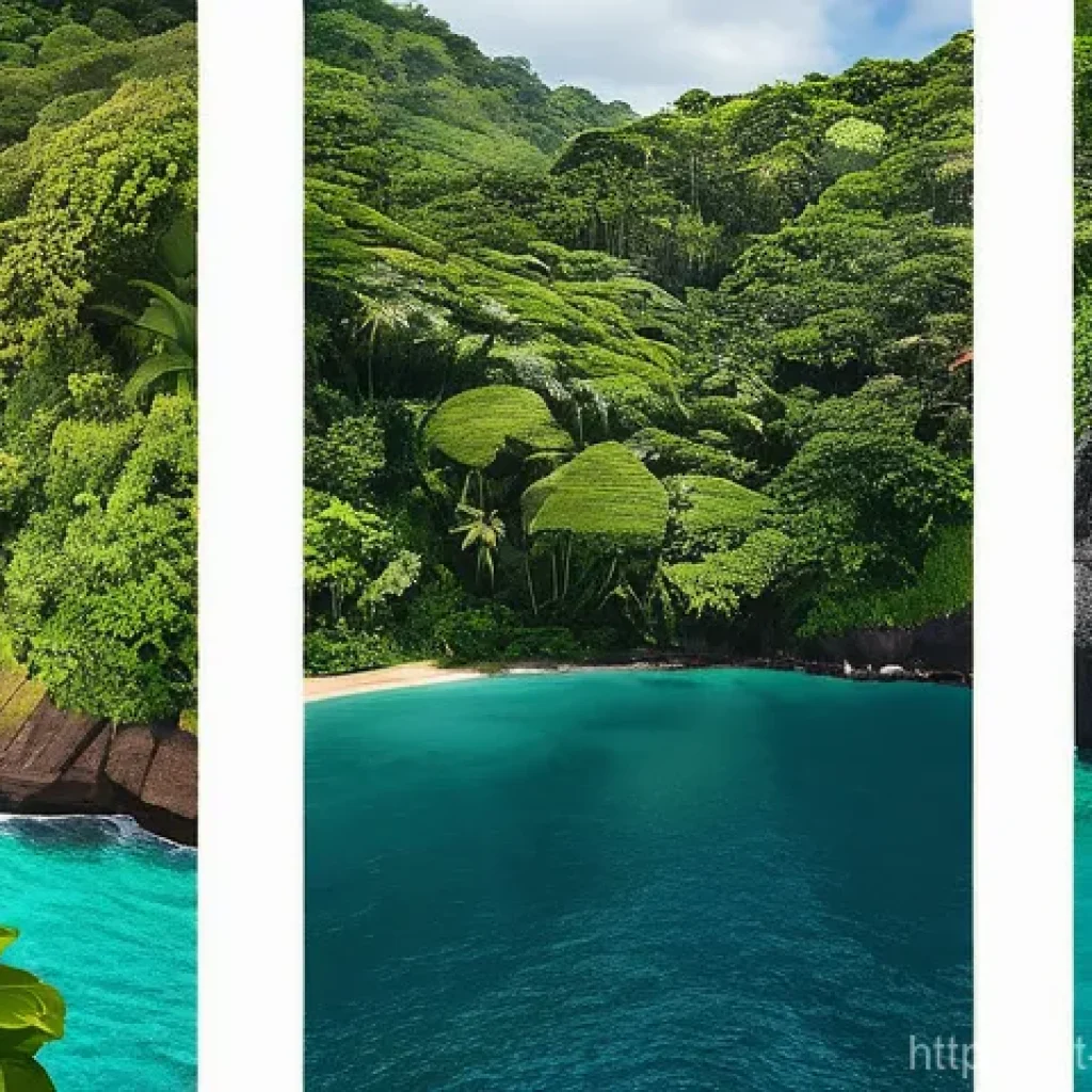 코스타리카 올인클루시브 리조트 추천 - Here are three detailed image prompts in English, inspired by the essence of Costa Rican all-inclusi...