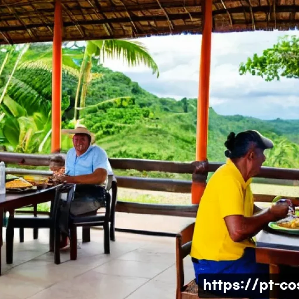 코스타리카 여행 비용 예상 - **Prompt: Authentic "Soda" Dining Experience in Costa Rica**
"Capture a vibrant, open-air Costa ...